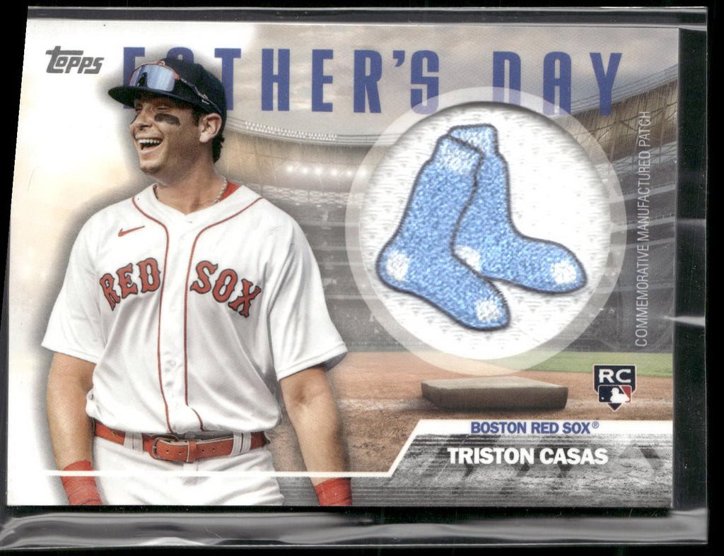 2023 Topps #FD-TC Triston Casas Father's Day Commemorative Team Patches