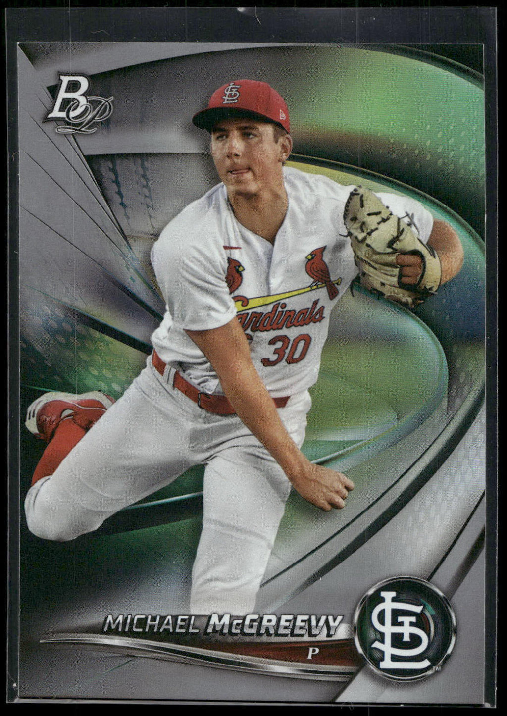 2022 Bowman Platinum #TOP-33 Michael McGreevy Top Prospects