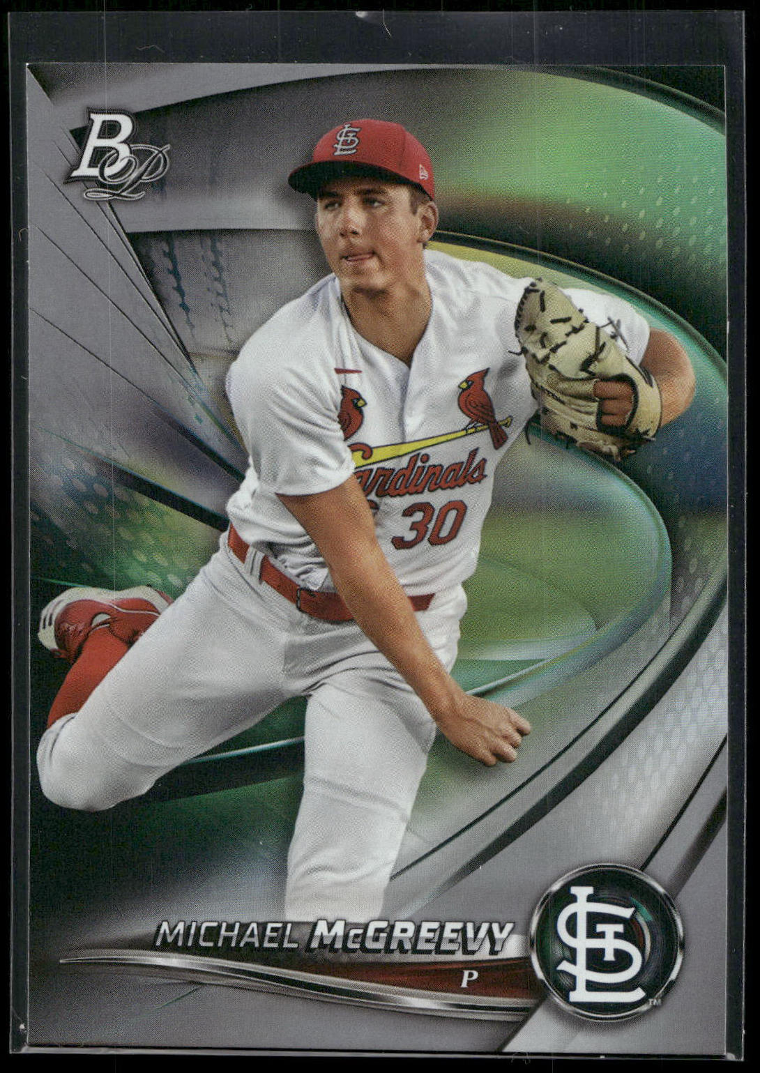 2022 Bowman Platinum #TOP-33 Michael McGreevy Top Prospects