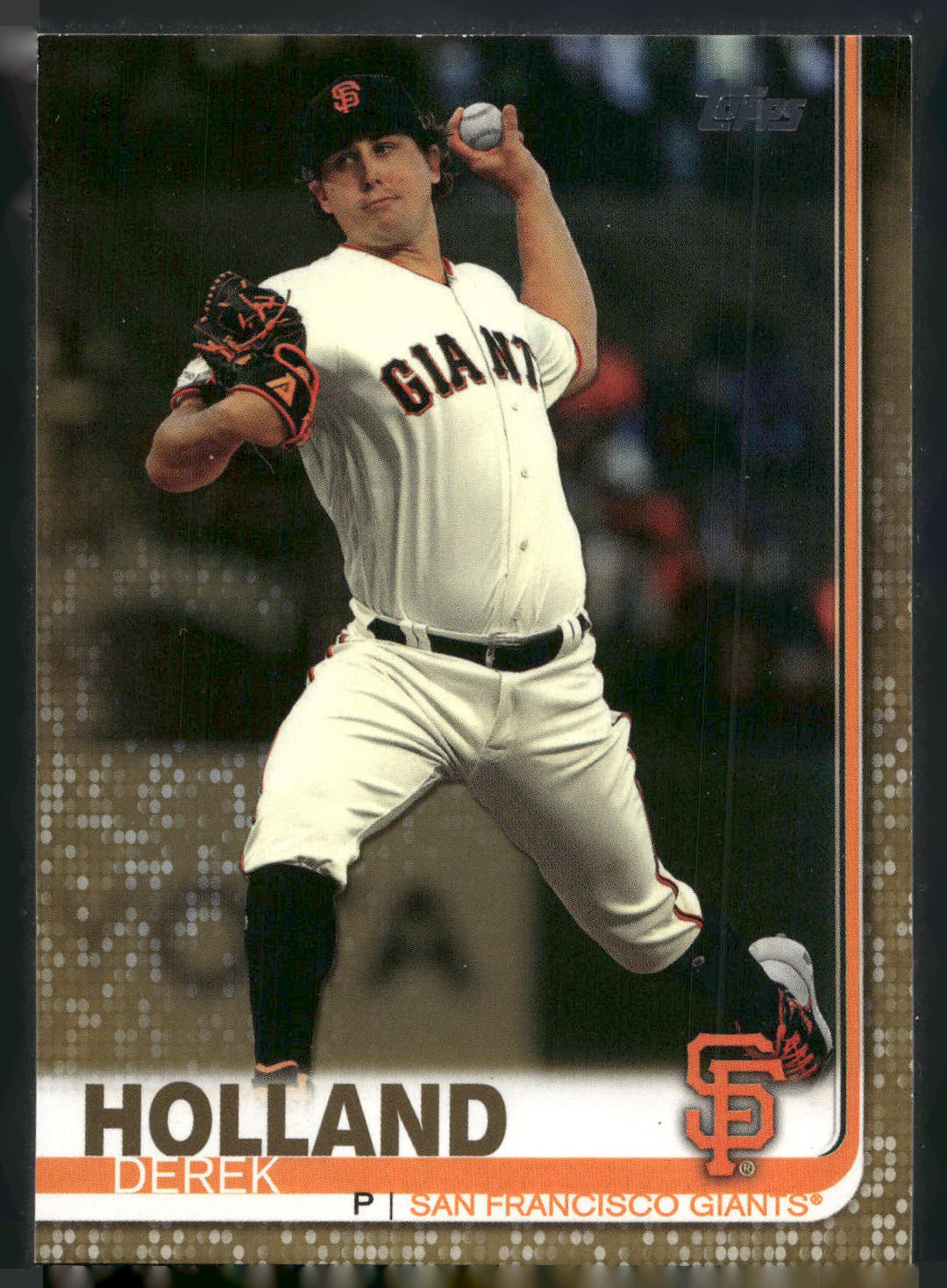 2019 Topps Update #US175 Derek Holland Gold #/2019