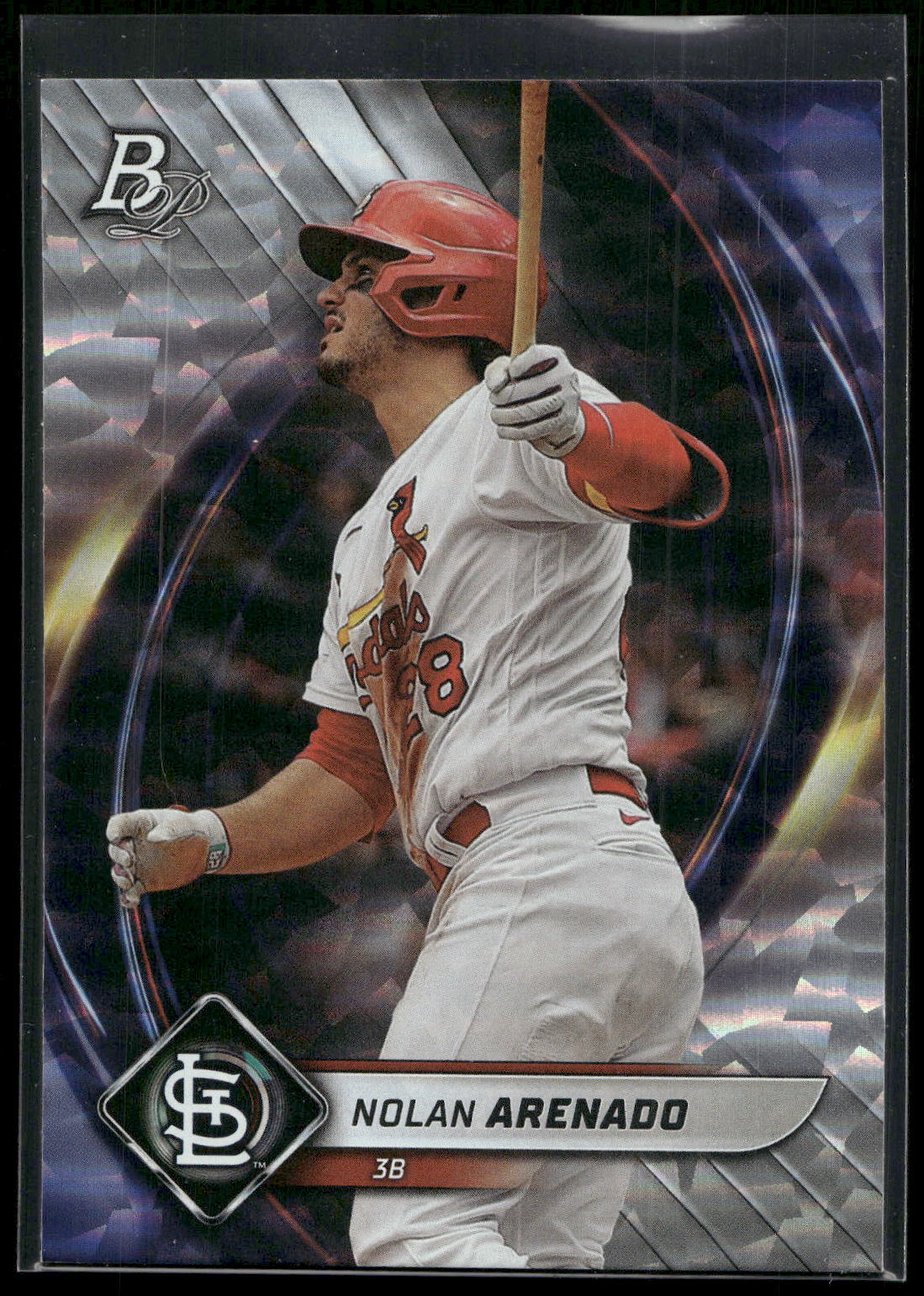 2022 Bowman Platinum #43 Nolan Arenado Ice Foilboard