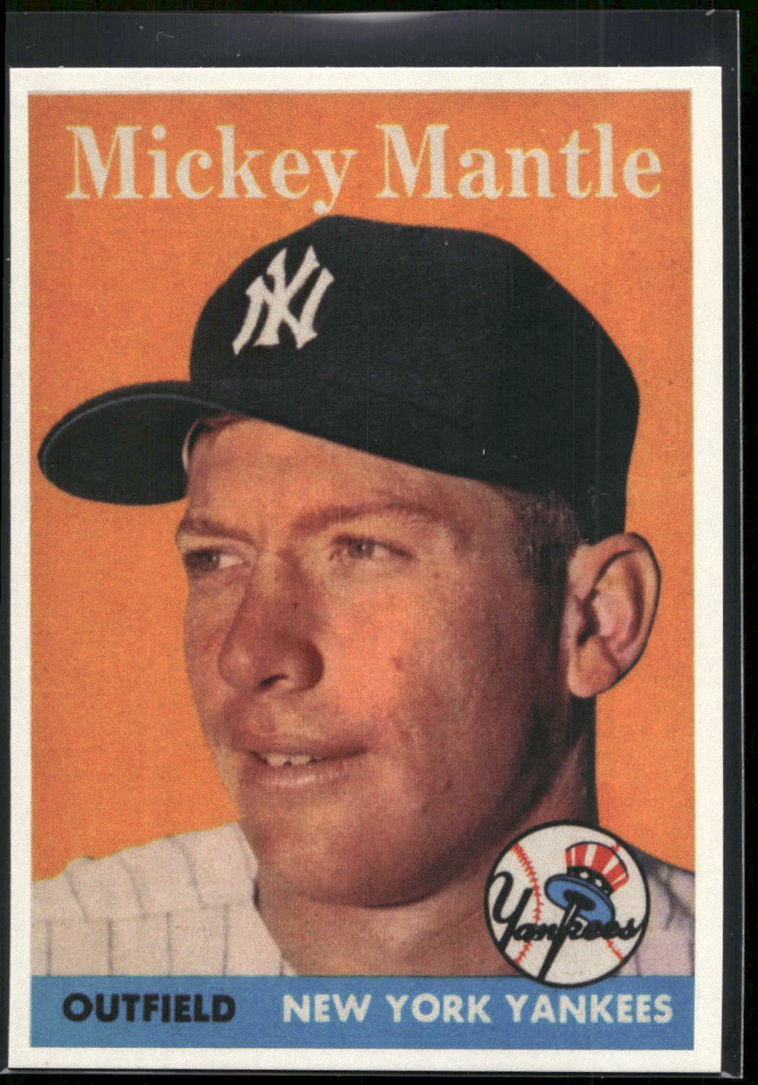 1983 BGHLI Reprint 1958 Topps #150 Mickey Mantle Reprints