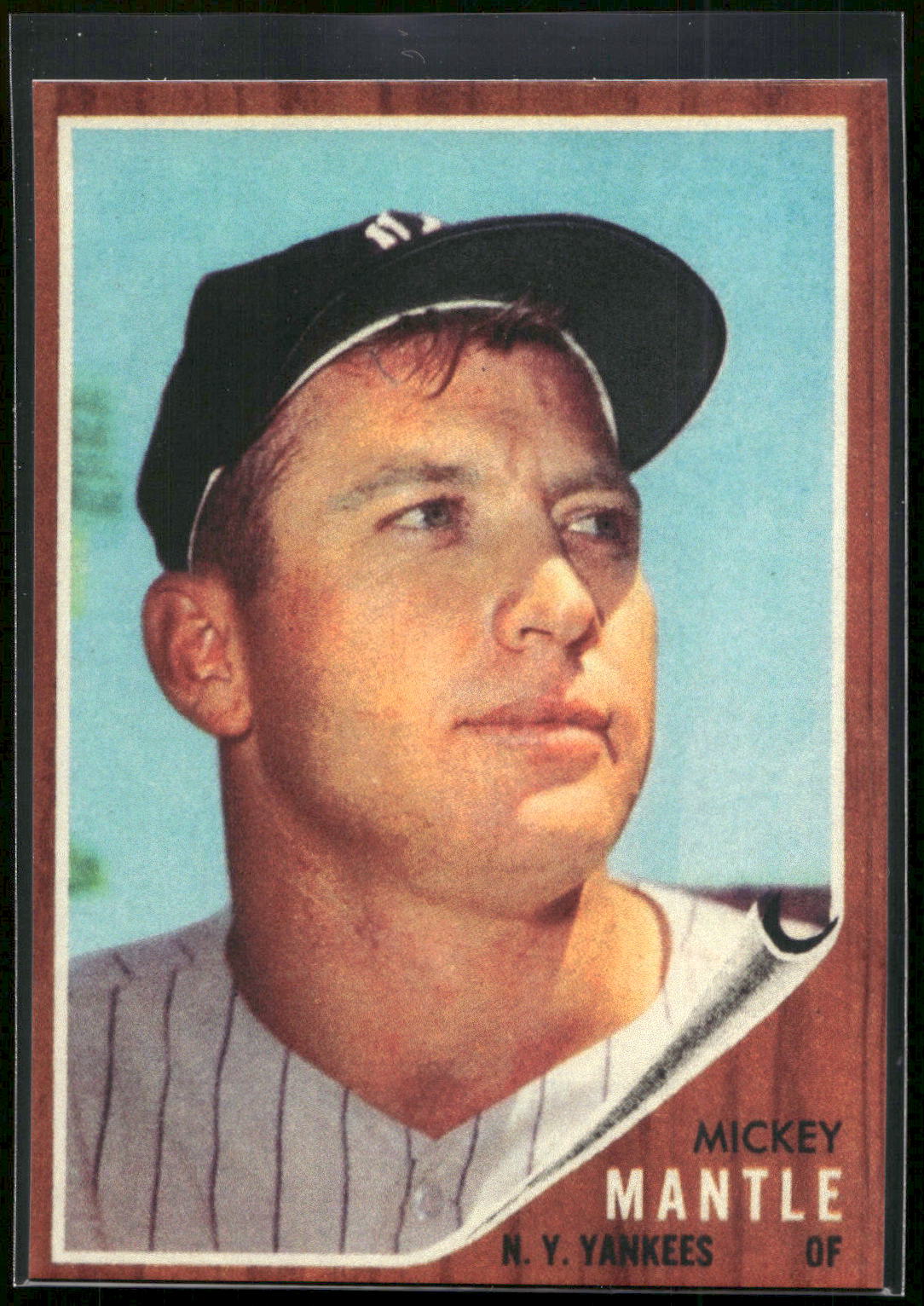 1983 BGHLI Reprint 1962 Topps #200 Mickey Mantle Reprints