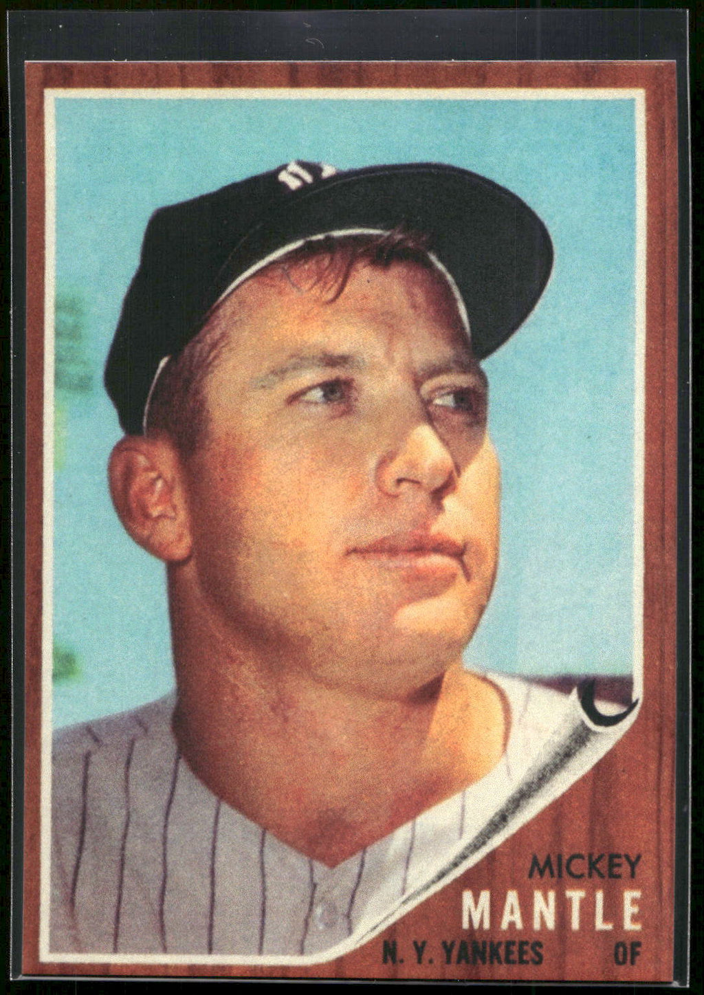 1983 BGHLI Reprint 1962 Topps #200 Mickey Mantle Reprints