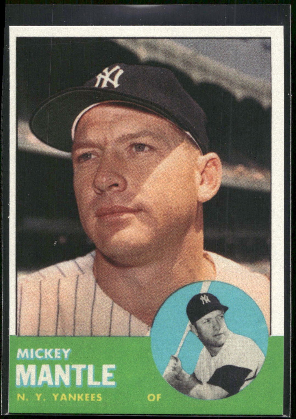 1983 BGHLI Reprint 1962 Topps #200 Mickey Mantle Reprint
