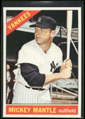 1983 BGHLI Reprint 1966 Topps #50 Mickey Mantle Reprints