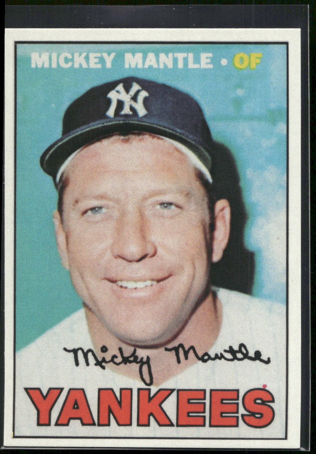 1983 BGHLI Reprint 1967 Topps #150 Mickey Mantle Reprints