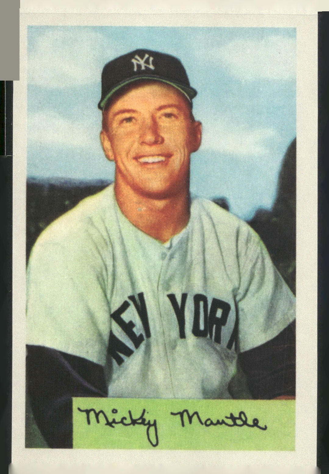 1983 BGHLI Reprint 1954 Bowman #65 Mickey Mantle Reprint