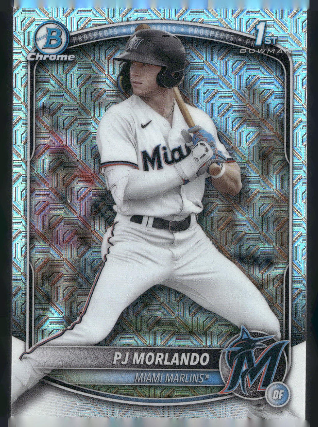 2025 Bowman #BCP-91 PJ Morlando Chrome Prospects Mojo Refractor