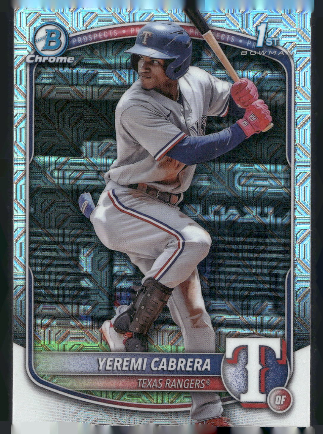 2025 Bowman #BCP-146 Yeremi Cabrera Chrome Prospects Mojo Refractor