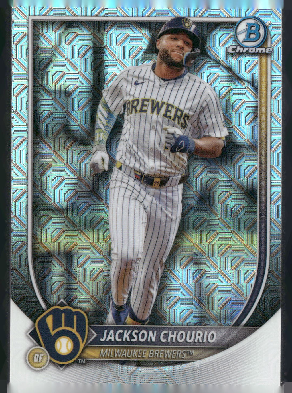 2025 Bowman Chrome #40 Jackson Chourio Mojo Refractors