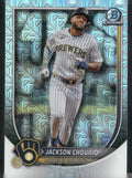2025 Bowman Chrome #40 Jackson Chourio Mojo Refractors