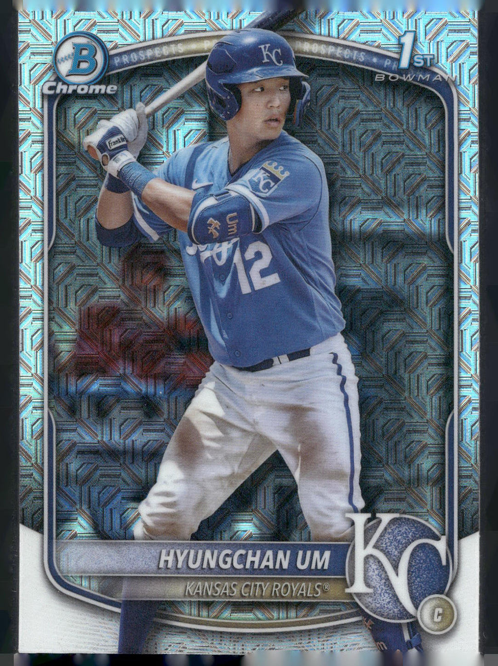 2025 Bowman #BCP-119 Hyungchan Um Chrome Prospects Mojo Refractor
