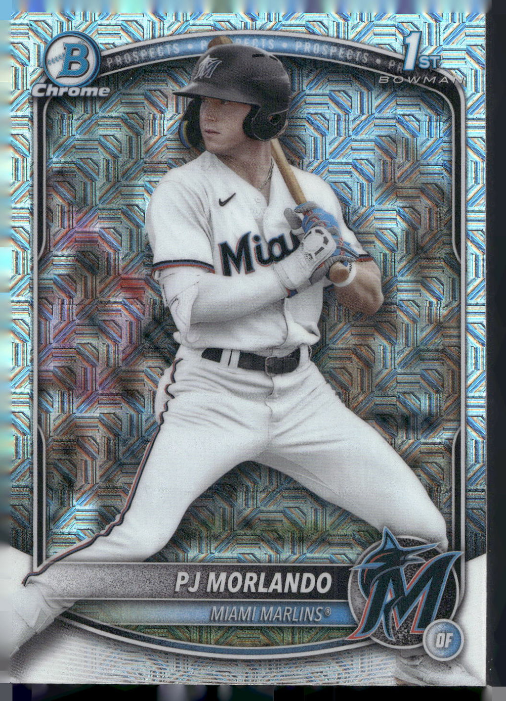 2025 Bowman #BCP-91 PJ Morlando Chrome Prospects Mojo Refractor