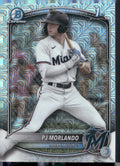 2025 Bowman #BCP-91 PJ Morlando Chrome Prospects Mojo Refractor