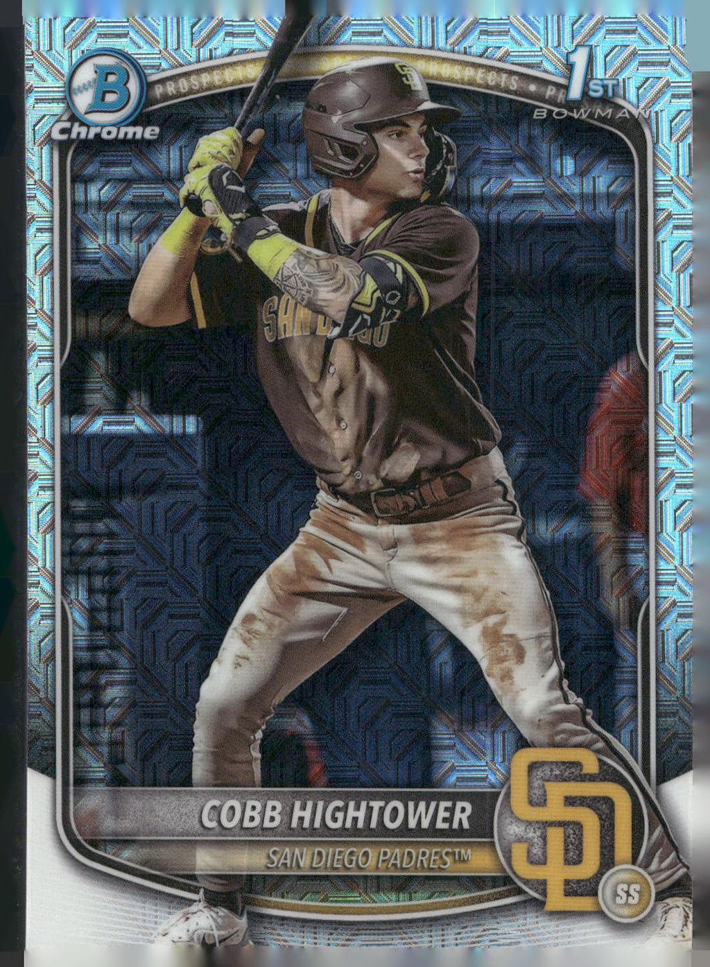 2025 Bowman #BCP-104 Cobb Hightower Chrome Prospects Mojo Refractor