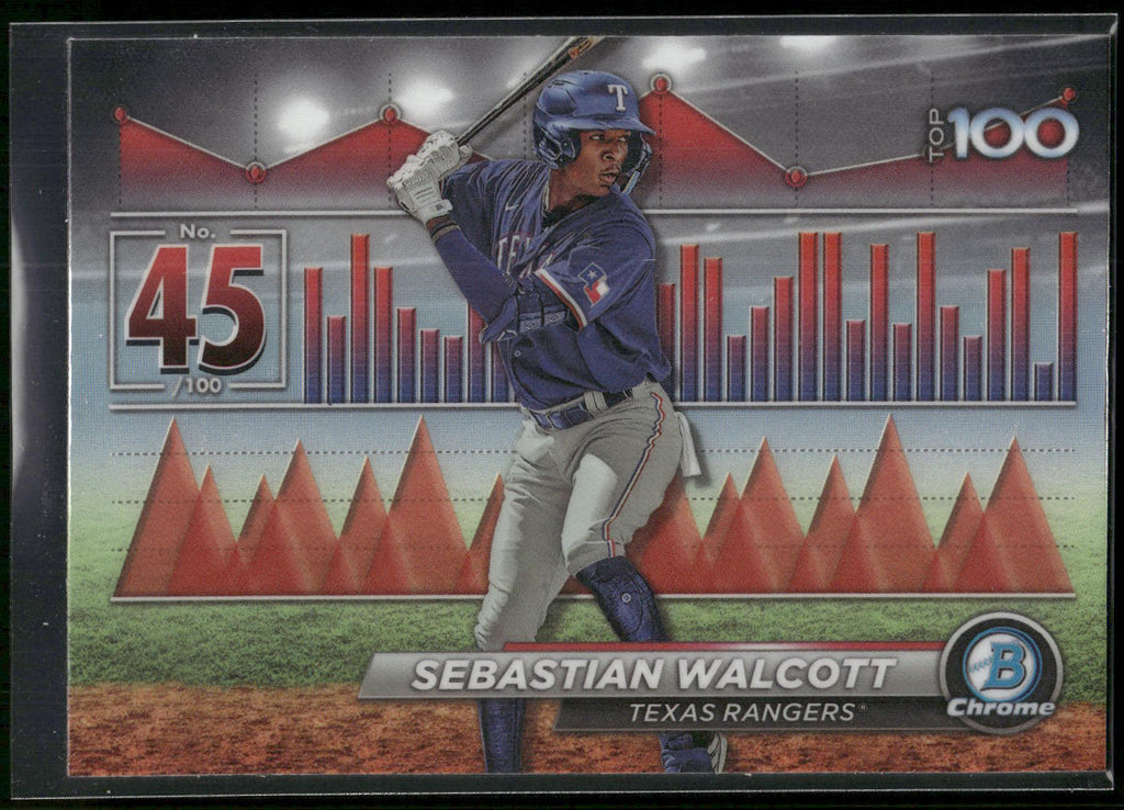 2024 Bowman #BTP-45 Sebastian Walcott Bowman Scouts' Top 100