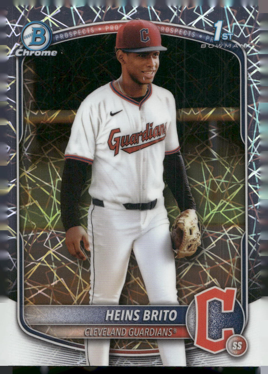 2025 Bowman Chrome #BCP-203 Heins Brito Prospects Laser