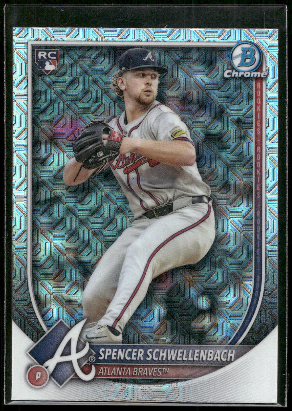 2025 Bowman #78 Spencer Schwellenbach Chrome Mojo Refractor
