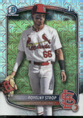2025 Bowman Chrome #BCP-221 Royelny Strop Prospects Mojo