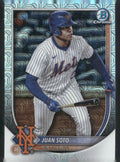 2025 Bowman #22 Juan Soto Chrome Mojo Refractor
