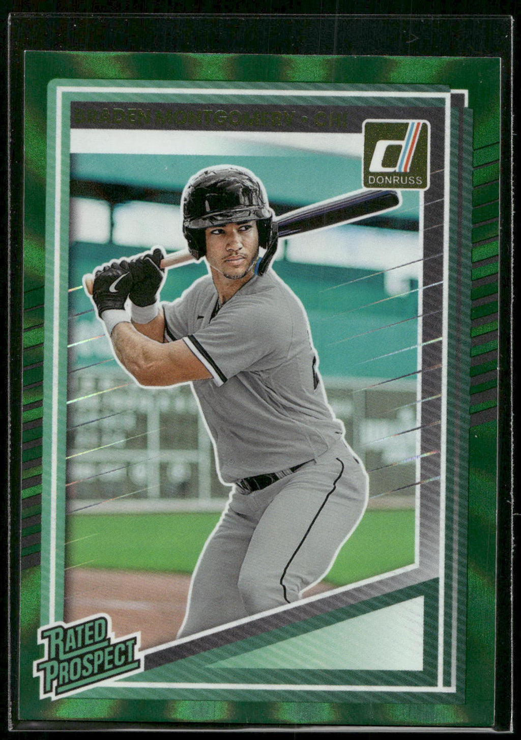 2025 Donruss #101 Braden Montgomery Green Laser