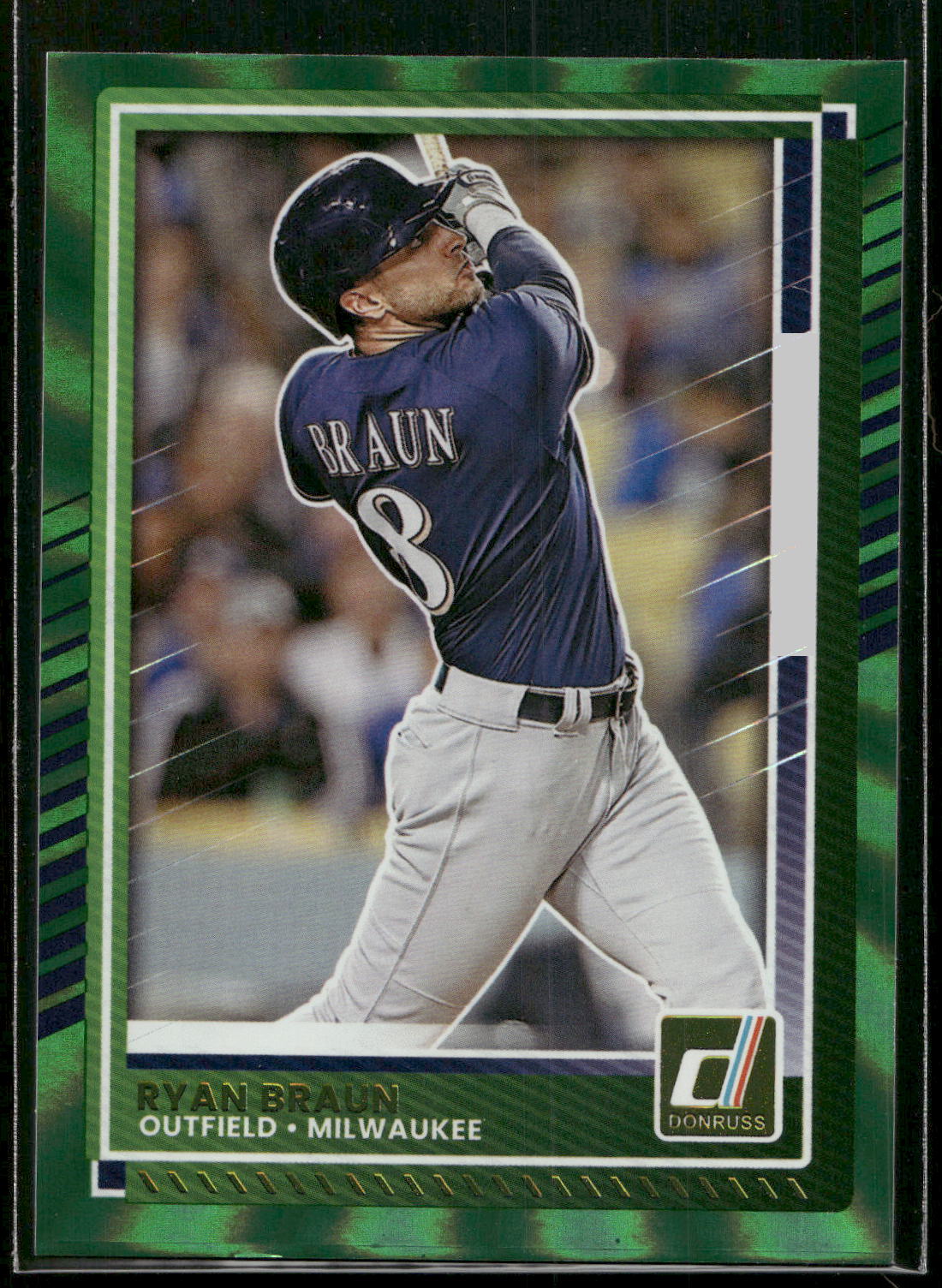2025 Donruss #59 Ryan Braun Green Laser