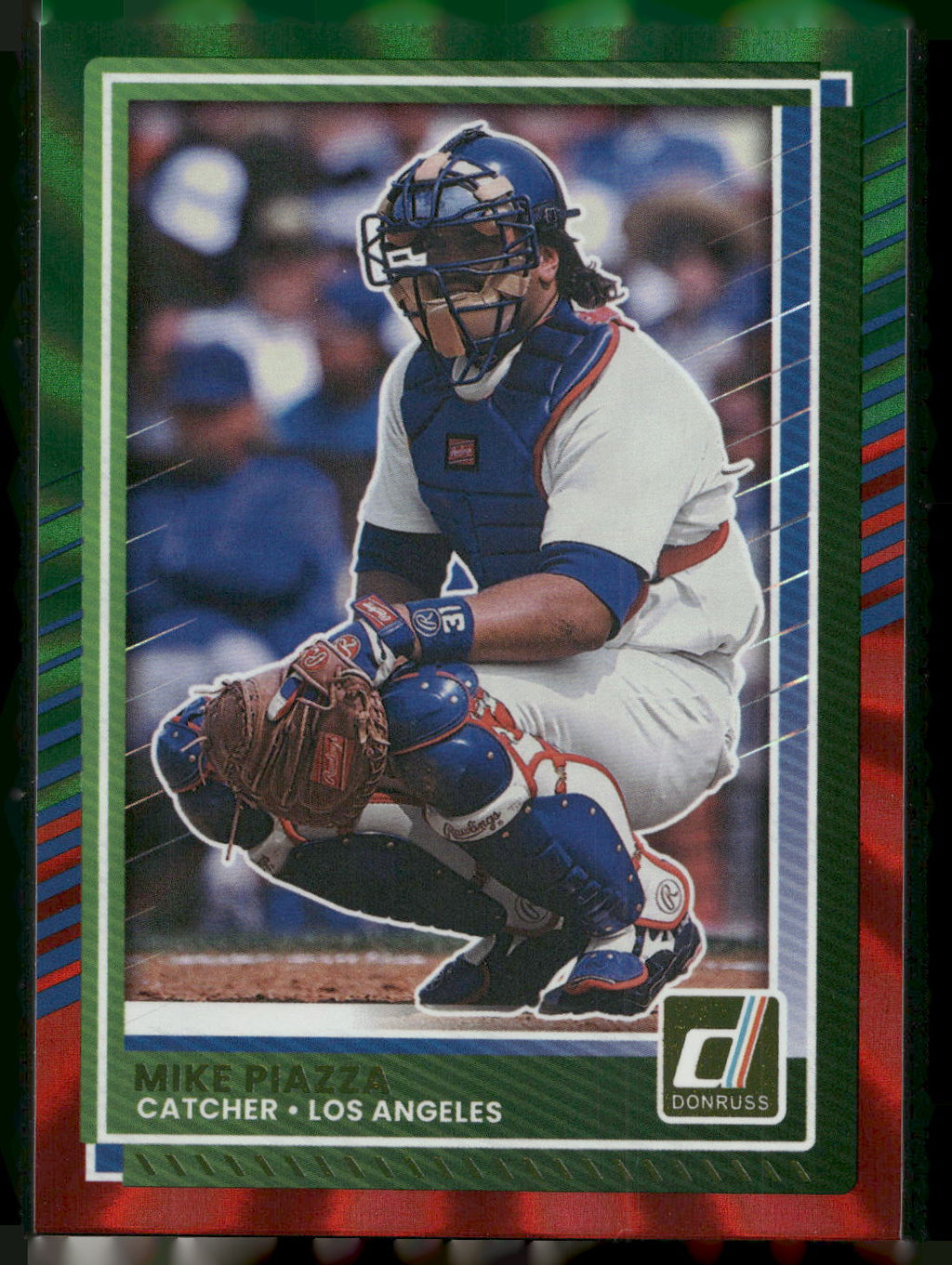 2025 Donruss #48 Mike Piazza Red and Green Laser