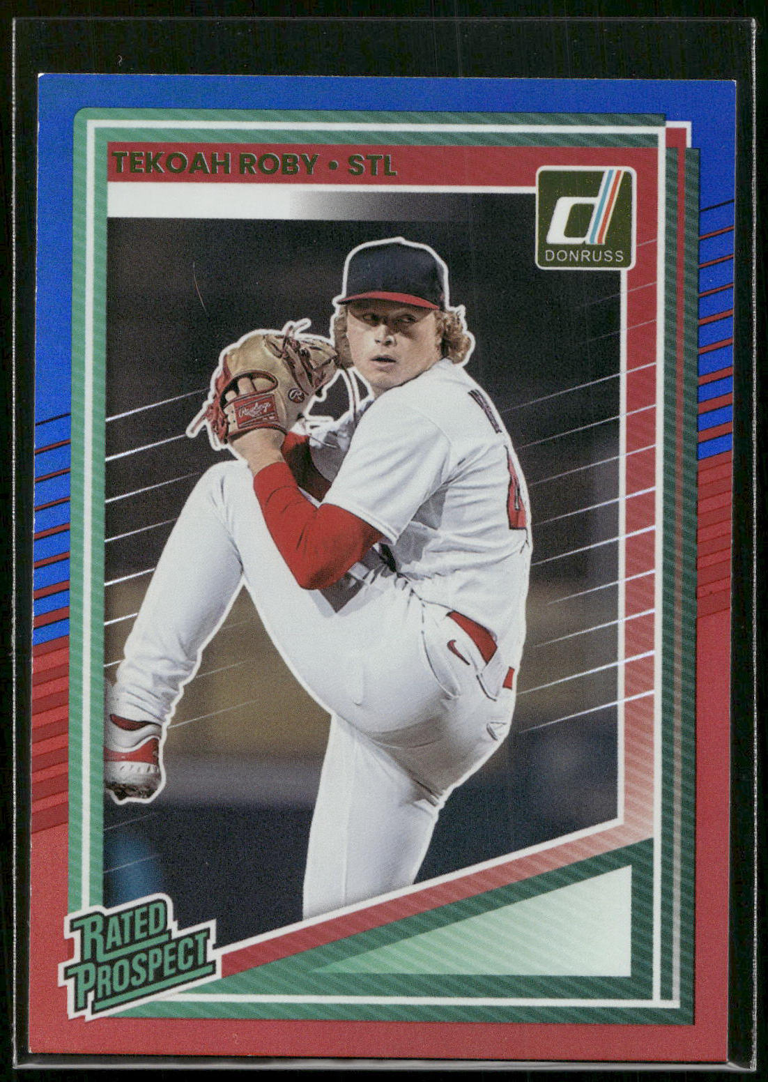 2025 Donruss #196 Tekoah Roby Red and Blue