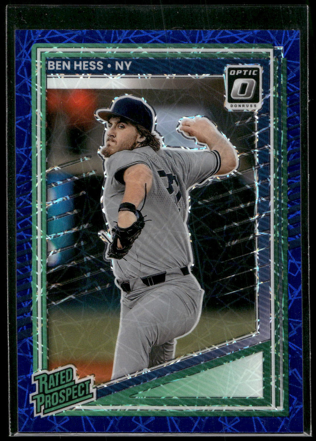 2025 Donruss #184 Ben Hess Optic Blue Velocity