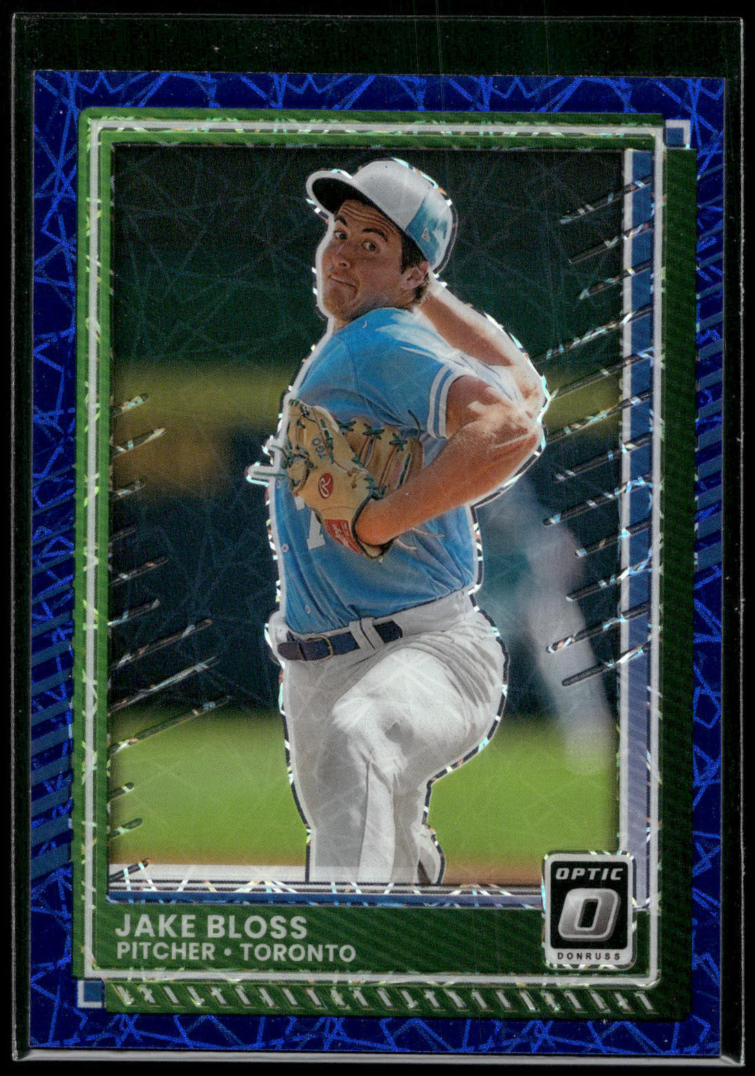 2025 Donruss #96 Jake Bloss Optic Blue Velocity