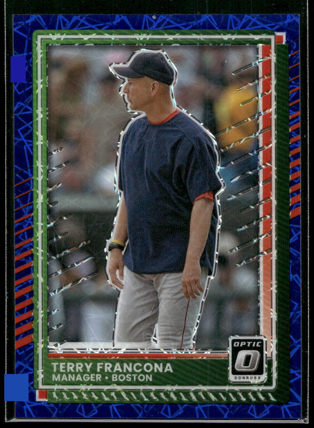 2025 Donruss #38 Terry Francona Optic Blue Velocity