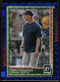 2025 Donruss #38 Terry Francona Optic Blue Velocity