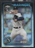2024 Topps Chrome #172 Bryan Woo Refractors