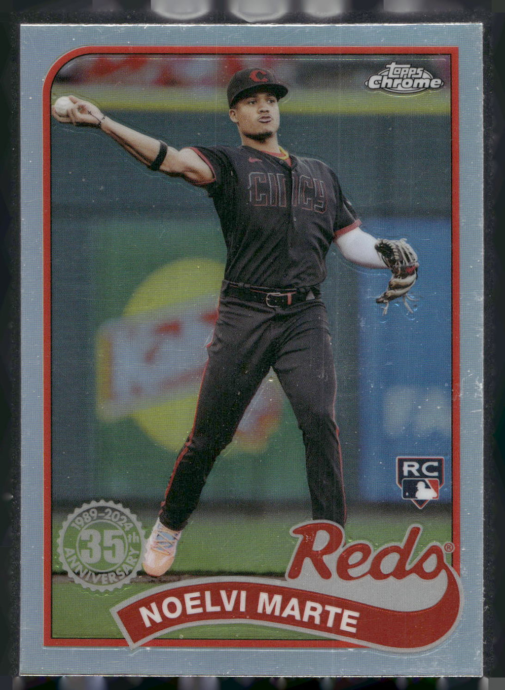 2024 Topps Chrome #89CB-16 Noelvi Marte 1989 Topps Baseball 35th Anniversary