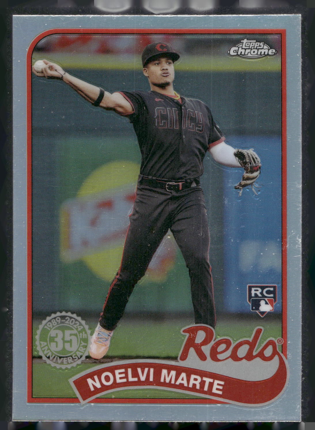 2024 Topps Chrome #89CB-16 Noelvi Marte 1989 Topps Baseball 35th Anniversary