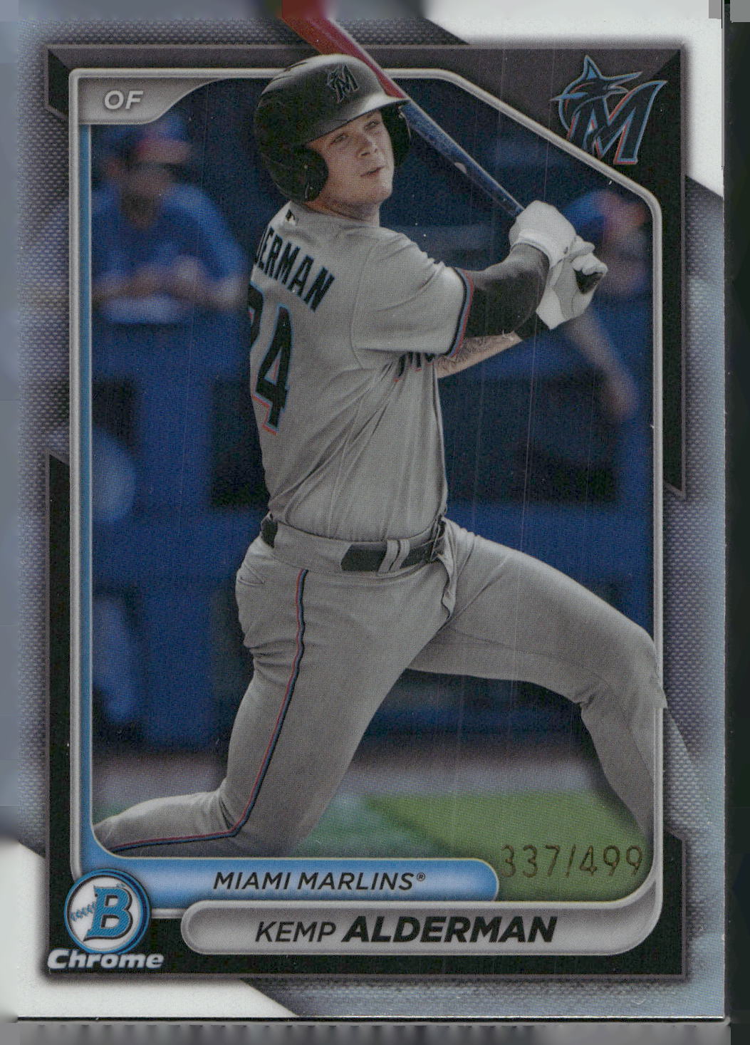 2024 Bowman #BCP-82 Kemp Alderman Chrome Prospects Refractors #/499
