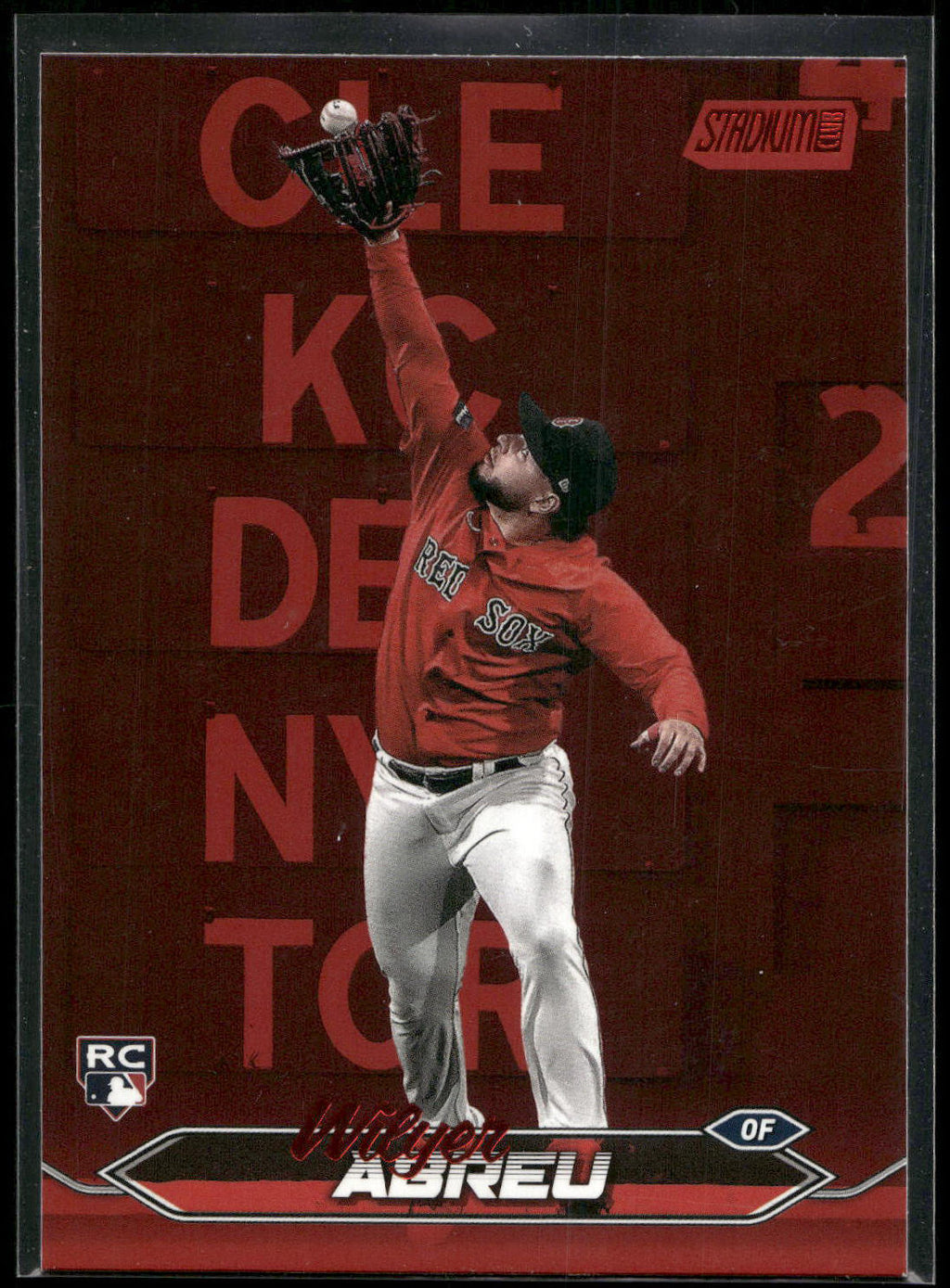 2024 Stadium Club #56 Wilyer Abreu Red Foil