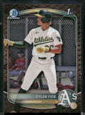 2025 Bowman #BCP-47 Dylan Fien Chrome Prospects Reptilian Refractor