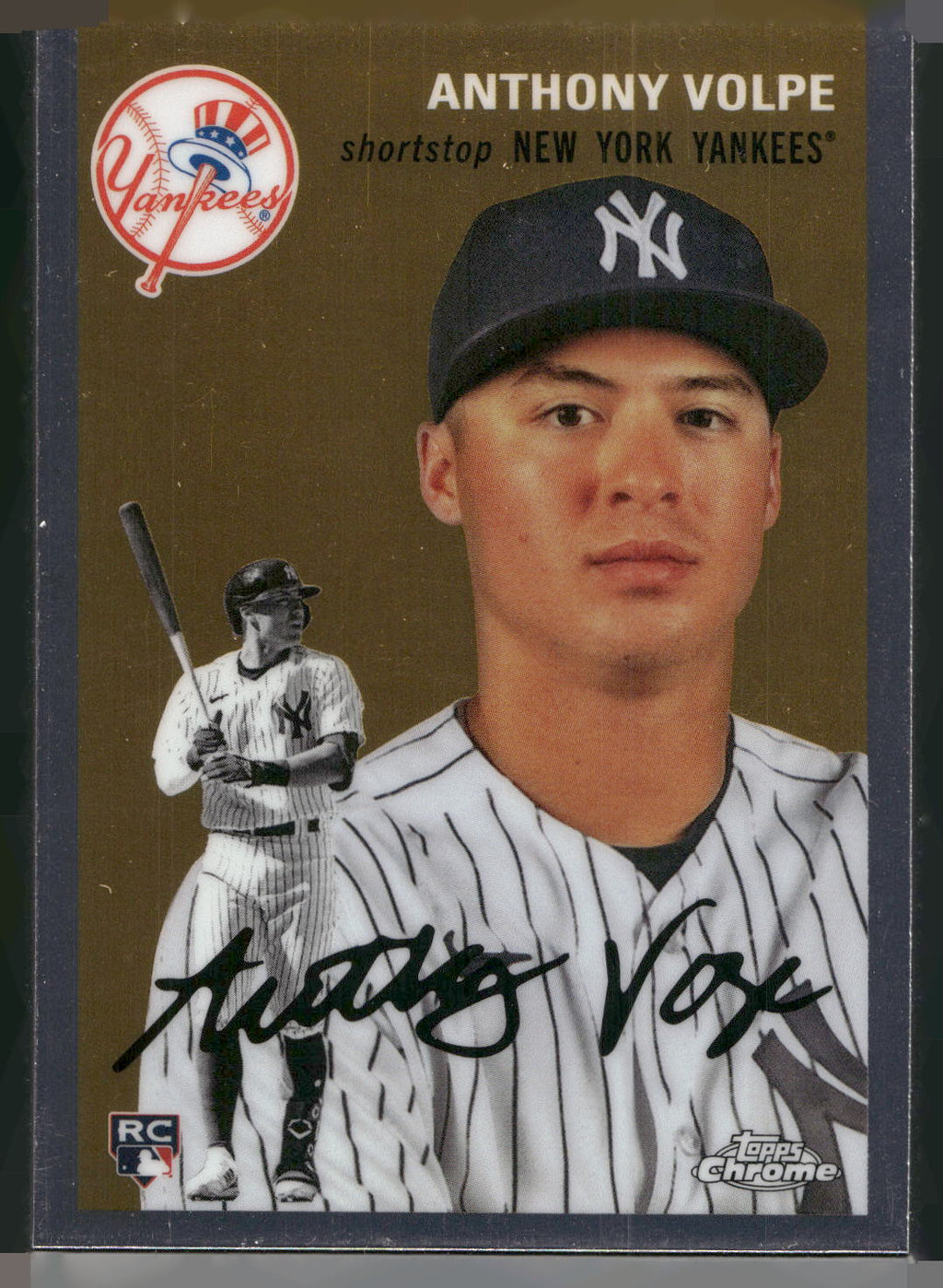 2023 Topps Chrome Platinum Anniversary #100 Anthony Volpe