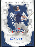 2024 Panini Crusade #AS-CDR Cade Doughty Apprentice Signatures