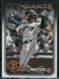 2024 Topps #28 Luis Matos Rainbow Foil