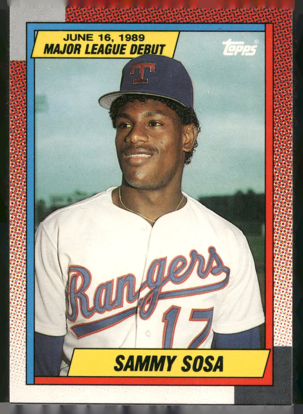 1990 Topps Major League Debut 1989 #120 Sammy Sosa