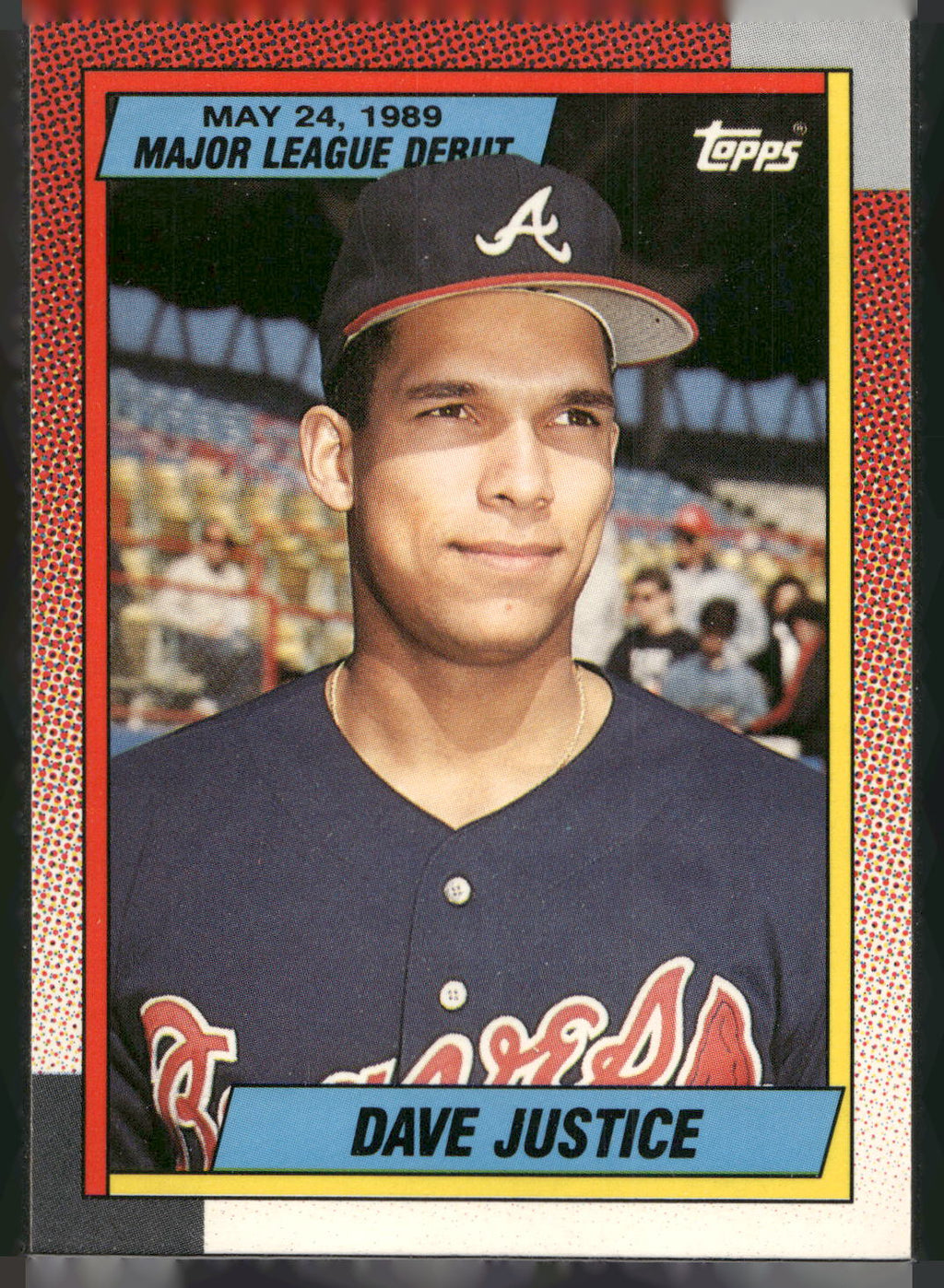 1990 Topps Major League Debut 1989 #65 Dave Justice