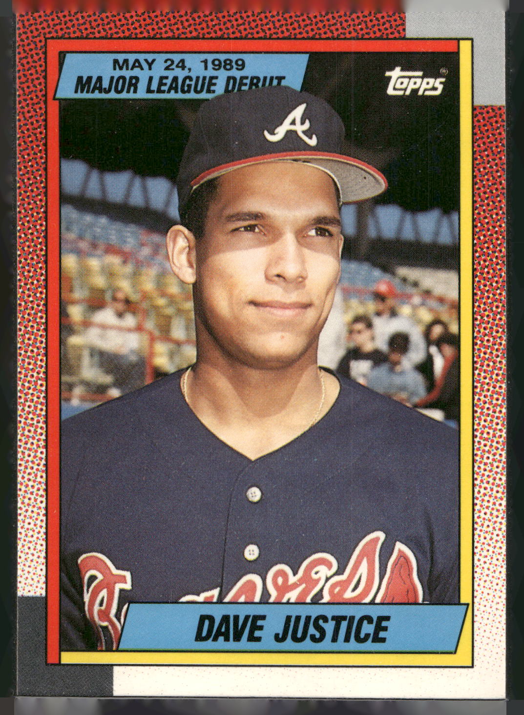 1990 Topps Major League Debut 1989 #65 Dave Justice