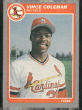 1985 Fleer Update #U-28 Vince Coleman