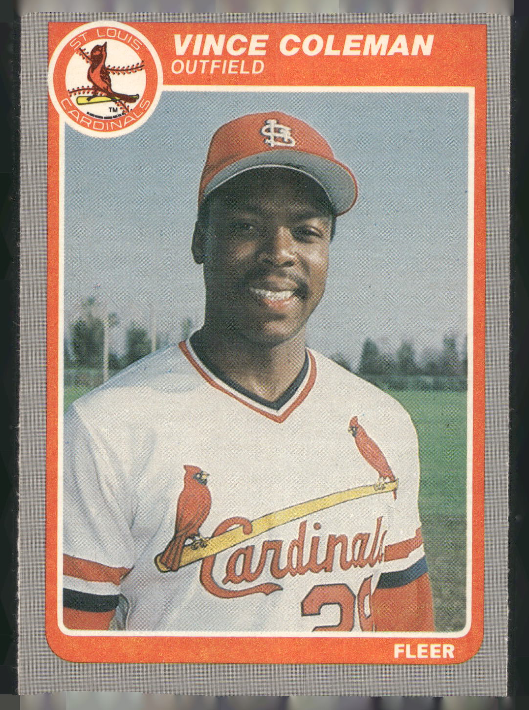 1985 Fleer Update #U-28 Vince Coleman