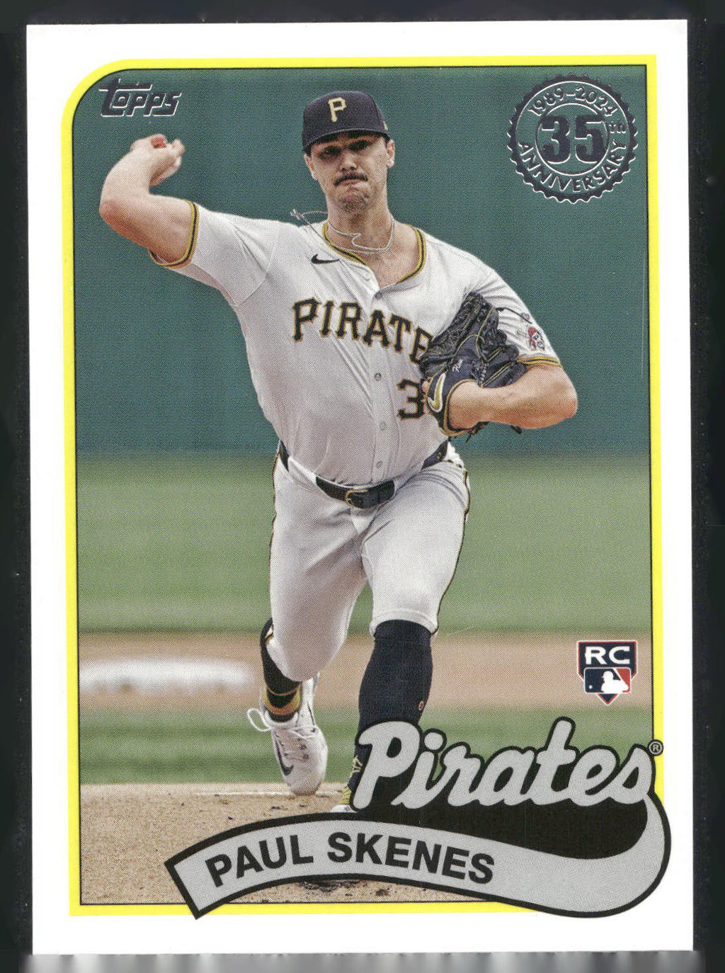 2024 Topps Update #89US-46 Paul Skenes 1989 Topps Baseball 35th Anniversary