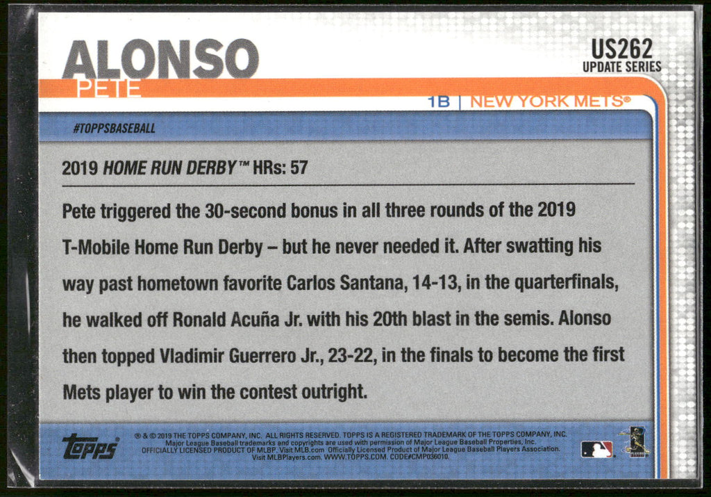 2019 Topps Update #US262 Pete Alonso