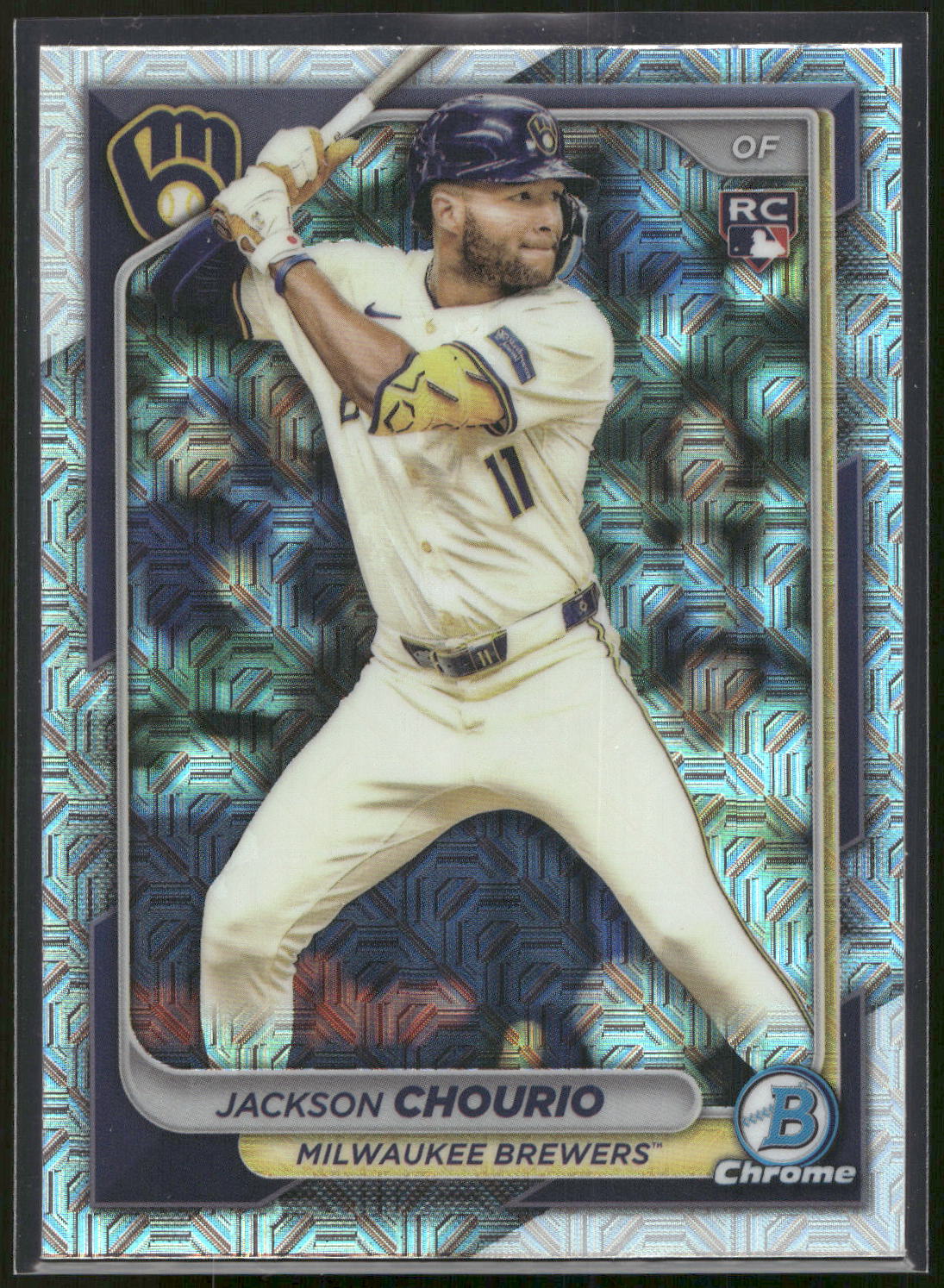 2024 Bowman Chrome #69 Jackson Chourio Mojo Refractors